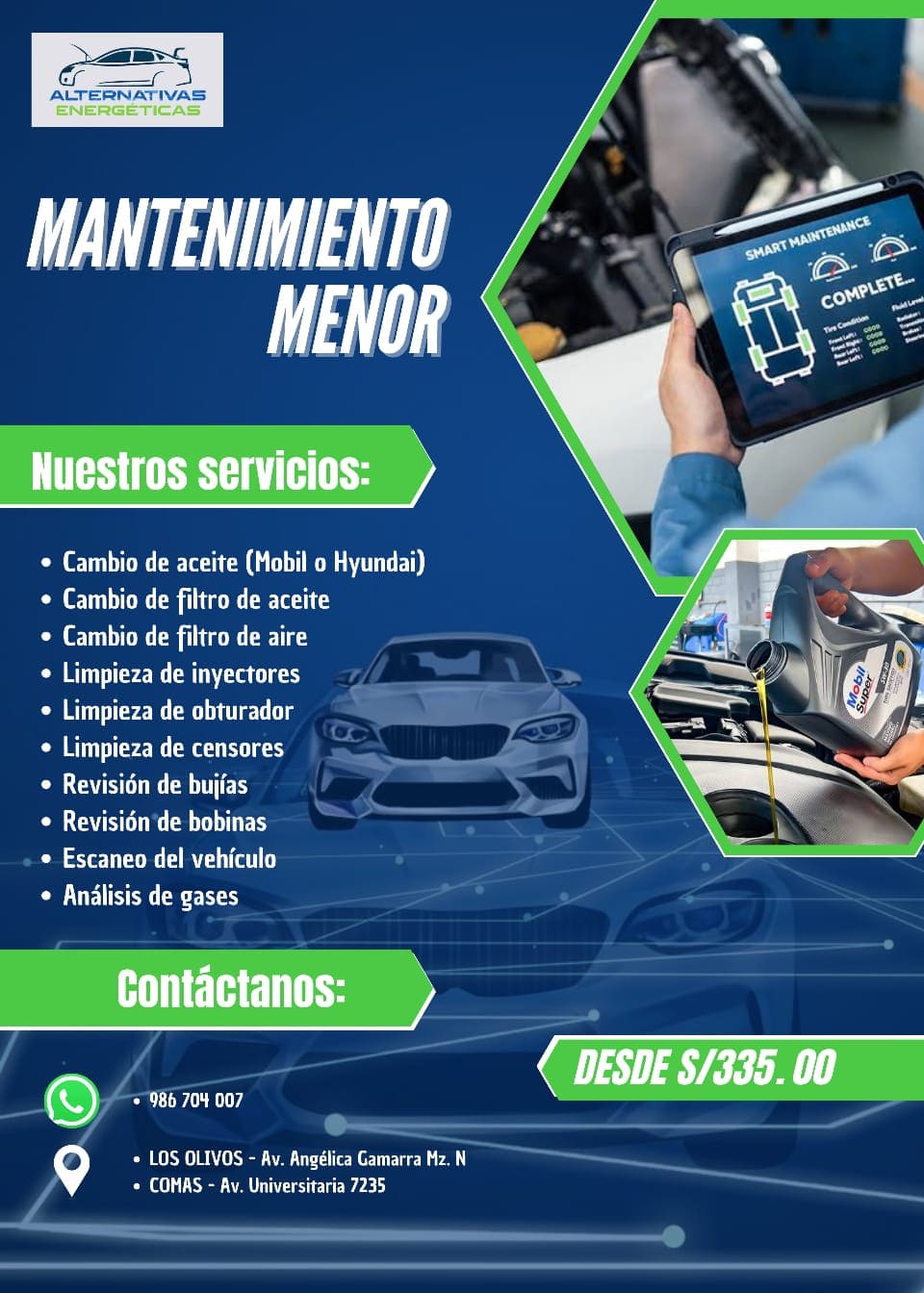 Mantenimiento Vehicular Menor
